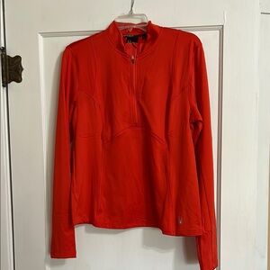 NWOT Spyder Red Long Sleeve Fitted Polo Tee
